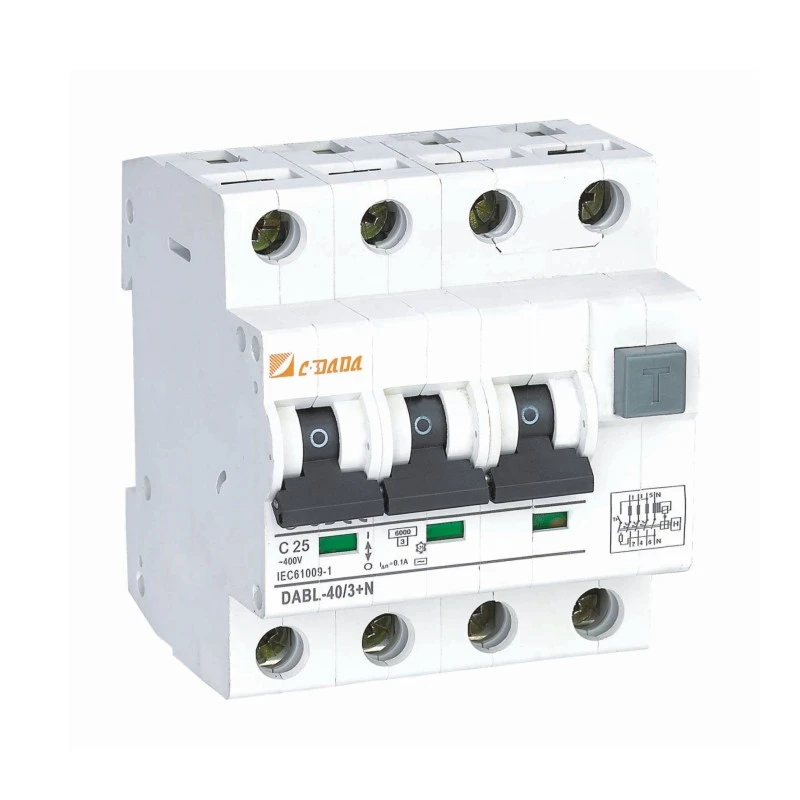 2P 4P Elektronik Tip RCBO